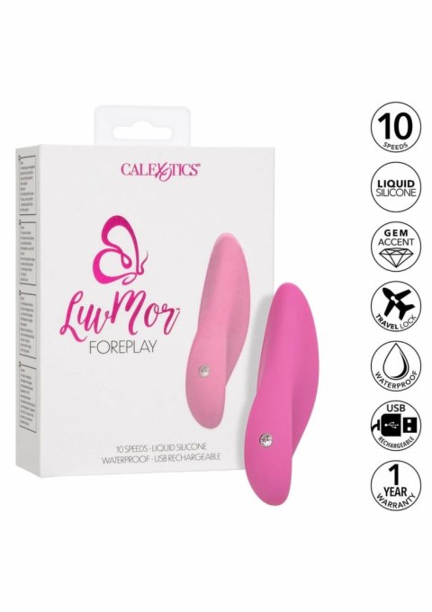 CalExotics LuvMor Foreplay - silikonowy masażer na palec, 10 trybow wibracji