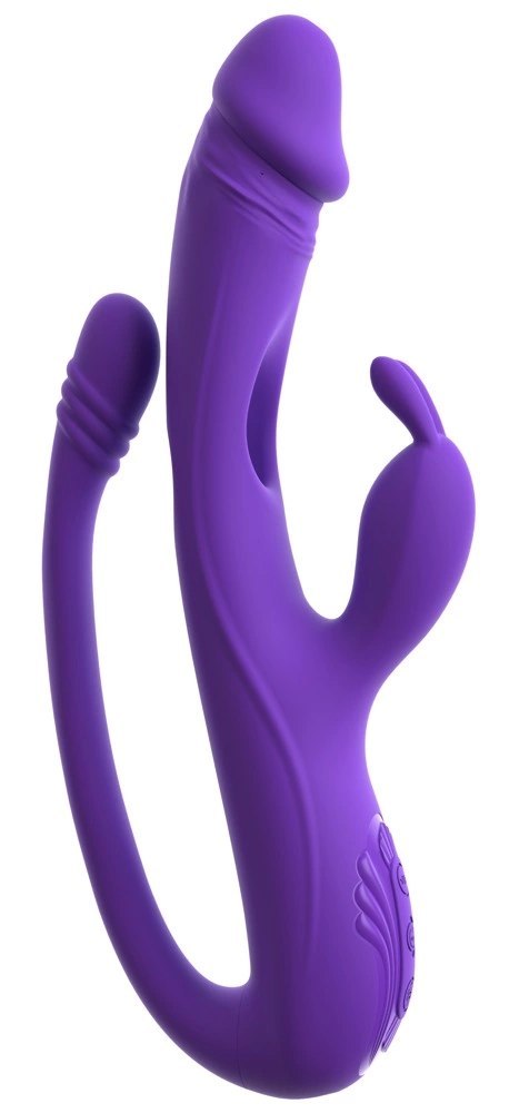 Sweet Smile Rabbit Vibe model G-Spot/Ana, silikonowy, 23 cm, fioletowy