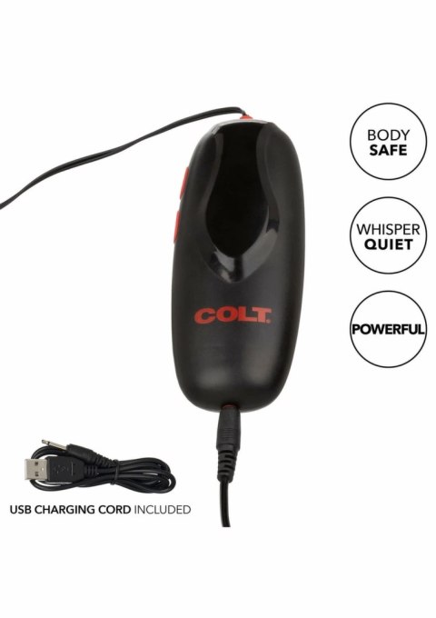 COLT Turbo Bullet - Wibrujący pocisk USB, 10 trybow, srebrny