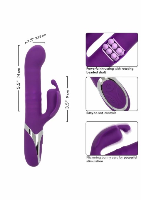 CalExotics Enchanted Flutter maszyna intymna silikonowa IPX7 12 trybow USB