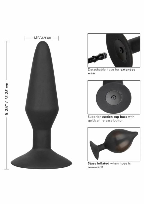 CalExotics Large Silicone Inflatable Plug - duży model silikonowy z pompką