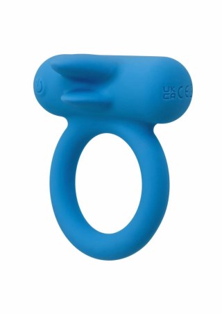 CalExotics Rechargeable Double Trouble - silikonowy pierścień wibrujący USB