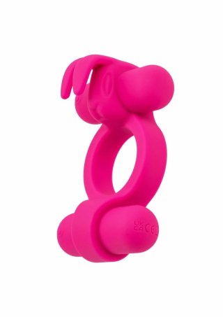 CalExotics Rechargeable Rockin Rabbit silikonowy pierścień wibracyjny USB