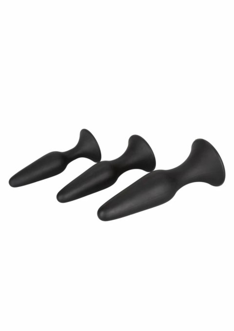 CalExotics Silicone Anal Trainer Kit - Zestaw trzech anatomicznych aplikatorow