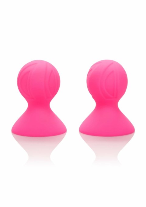 CalExotics Silicone Pro - silikonowe nakładki ssące na sutki, 2 szt.