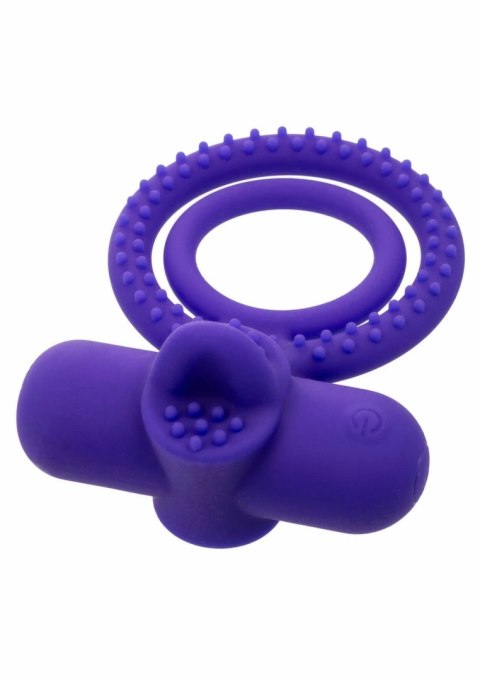 CalExotics Silicone Rechargeable Dual Climaxer - model z podwojną stymulacją, USB