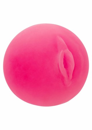 CalExotics Pop Sock Dual Entry - maszyna intymna Pure Skin, dwukanałowa, 16 cm
