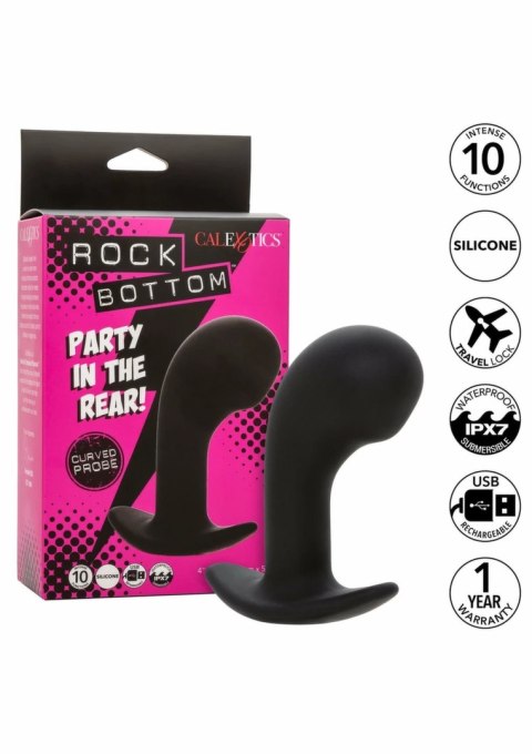 Calexotics Rock Bottom Curved Probe silikonowy model z 10 trybami wibracji USB