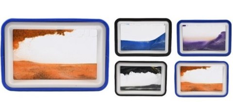 Dekoracja 3D 13,5 x 9cm ruchomy piasek