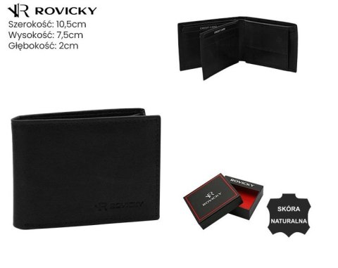 Porfel męski skórzany R-M04-LWC Black