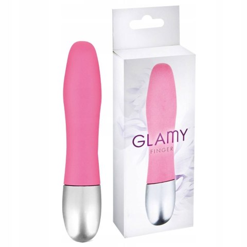Mini wibrator, masażer Finger Pink