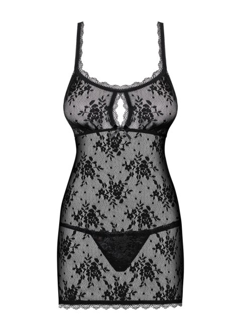 Behindy babydoll i stringi czarna L/XL