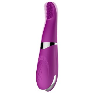 Masażer silikonowy, 5 wibracji, wypustki, No. Six Tongue Vibrator
