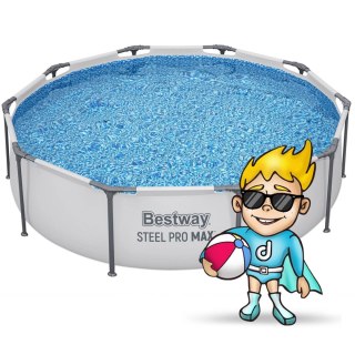 Basen ogrodowy stelażowy 305 x 76 cm 17w1 Bestway 56408