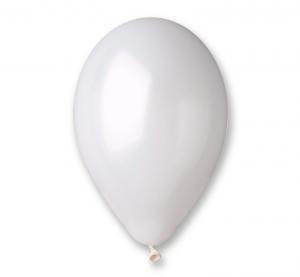 Balony Gemar 10" metalik perłowobiałe 100szt. GM90/29