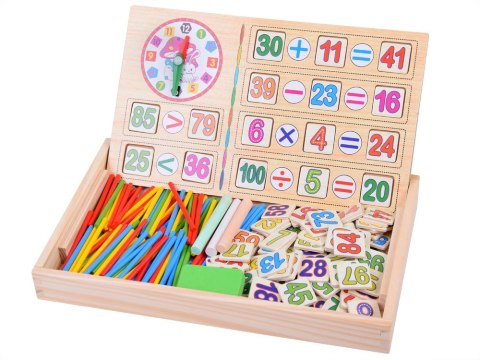 Tablica edukacyjna + patyczki do nauki matematyki | ZA2514