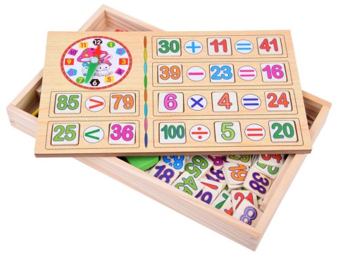 Tablica edukacyjna + patyczki do nauki matematyki | ZA2514
