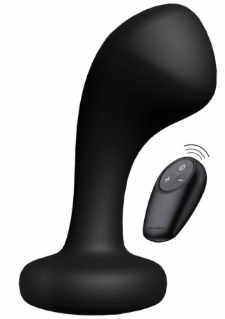 Hidden Desire Bullshead Power Anal Plug model z pilotem, 10 trybow, USB-C, czarny