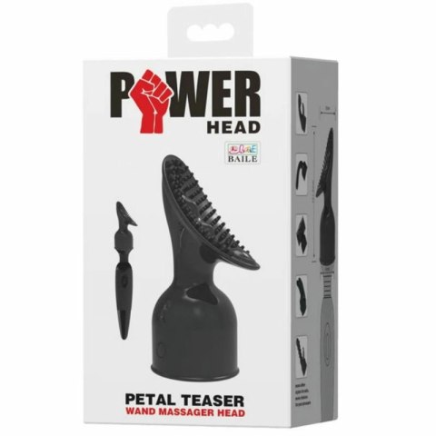 BAILE Power Head wymienna głowica masująca do masażera, czarna