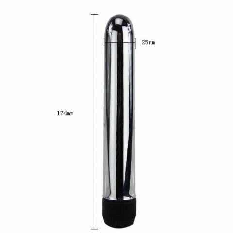 BAILE Wibrator Classic Metal ABS wielobiegowy 17,4 cm srebrny
