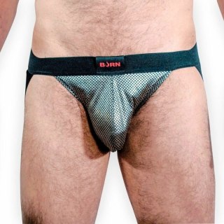 BURN 023 JOCK STUDIO 54 M - designerski pas biodrowy, połysk, M