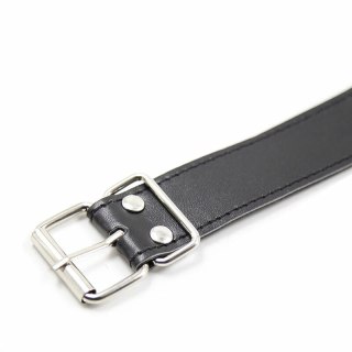 OHMAMA FETISH - Knebel pająkowy M, PVC/żelazo, 4,5 cm, czarny