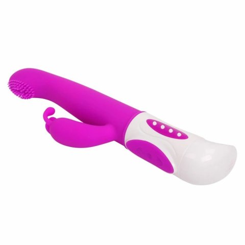PRETTY LOVE Hugh Inteligentny krolik liliowy silikonowy 22,5 cm