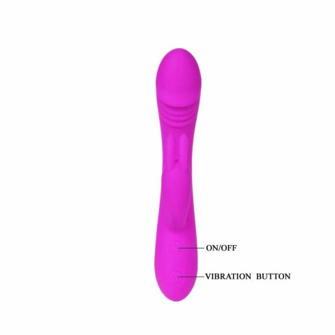 PRETTY LOVE Hunter - Wibrator z kroliczkiem, 30 trybow, silikonowy, ładowalny
