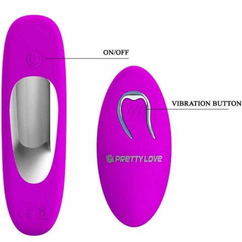 PRETTY LOVE Magiczny Stymulator Palca - silikonowy, 12 trybow, pilot, USB
