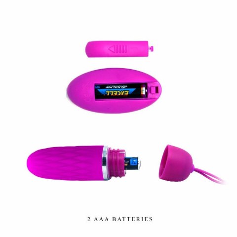 Pretty Love Flirtation Dawn - silikonowy stymulator z pilotem, liliowy