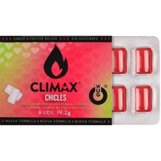 WUG CLIMAX AFTER DRINK HANGOVER gumy do żucia 8 szt. bez cukru