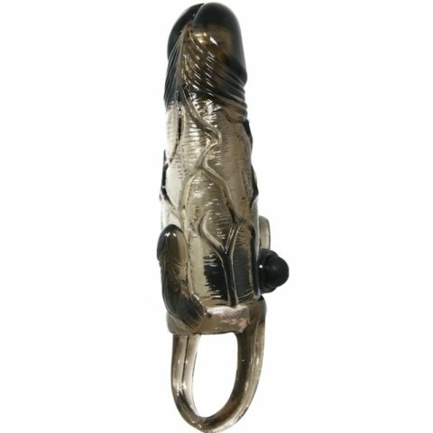 BAILE BRAVE MAN czarna nakładka intymna Double Bullet 16,5 cm