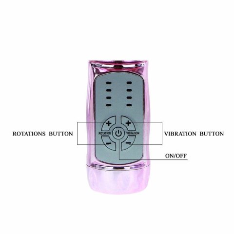 BAILE Rabbit Throbbing Butterfly maszyna intymna USB 12 trybow fioletowa