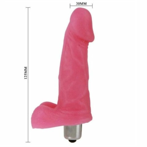 BAILE Slik Pleasure Love Clone - wibrator naturalny TPR, teksturowany