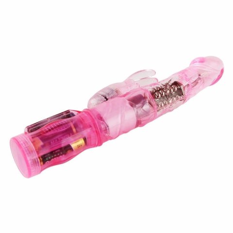BAILE Superstymulator Mini Krolik Rożowy - 20 trybow, żelatyna, 21,5 cm