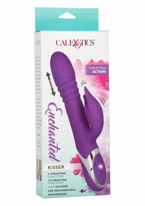 CalExotics Enchanted Kisser silikonowy model z rotacją i 12 trybami wibracji