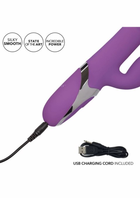 CalExotics Enchanted Kisser silikonowy model z rotacją i 12 trybami wibracji