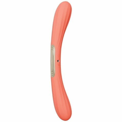 LELO Boomerang Podwojny Wibrator Coral Red - wodoodporny, 16 trybow