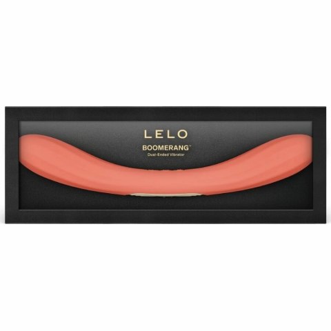 LELO Boomerang Podwojny Wibrator Coral Red - wodoodporny, 16 trybow
