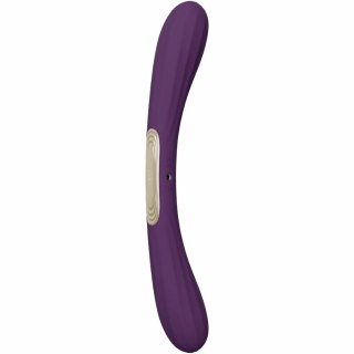 LELO Boomerang wibrator dwustronny fioletowy silikon wodoodporny