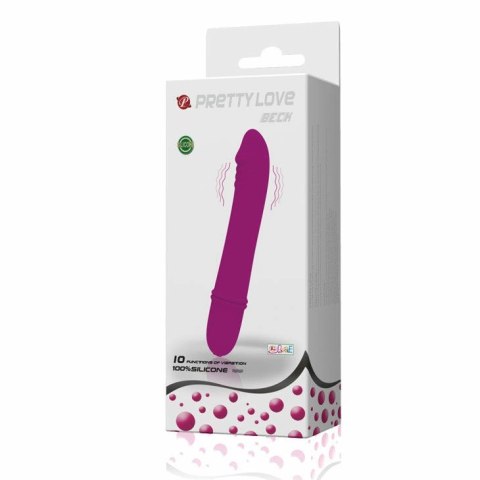 Pretty Love Beck liliowy masażer intymny mini 10 trybow 12,5 cm