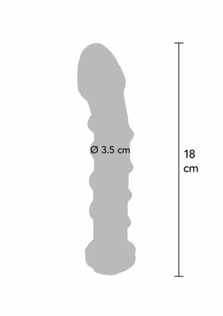 TOYJOY GLASS WORXX G-Spot Gemstone szklany model anatomiczny niebieski