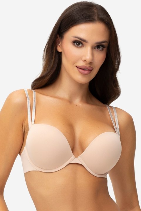 BIUSTONOSZ PUSH UP WOWEFECT 75B beżowy