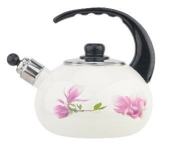 Czajnik emaliowany 2,5l. kremowy magnolia oslo