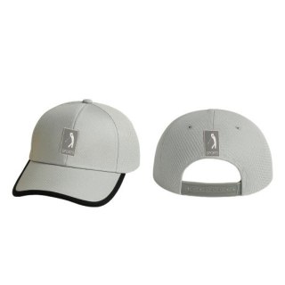 Czapka z daszkiem męska letnia z siateczki sport szara CHSO11540-1