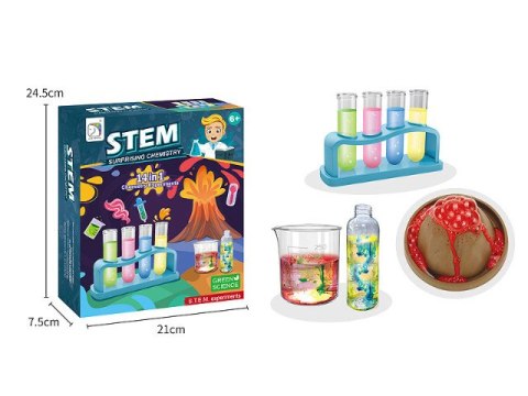 Doświadczenie mały chemik 24,5 x 21 x 7,5 cm BZK2983