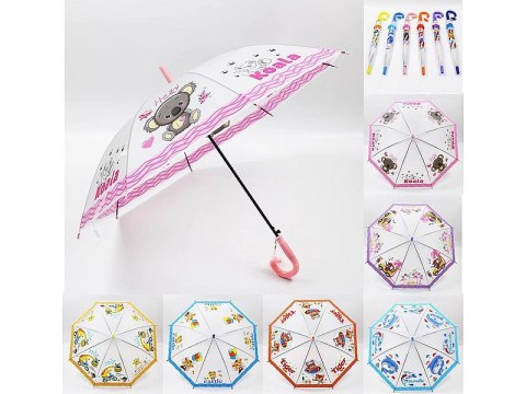 Parasol dziecięcy z gwizdkiem mix