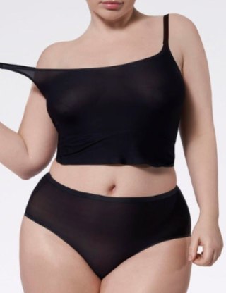 KOSZULKA FLEXI ONE CIENKIE RAMIĄCZKA S-XXL czarny