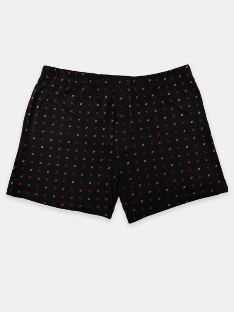 BOKSERKI LUŹNE BB008 Z GUZIKAMI R.4XL-5XL 4XL czarny