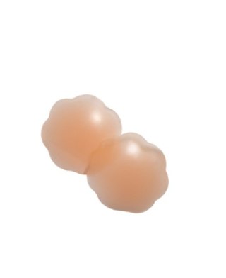OSŁONKI SILIKONOWE NA BRODAWKI PS-05 uni natural/kwiatki